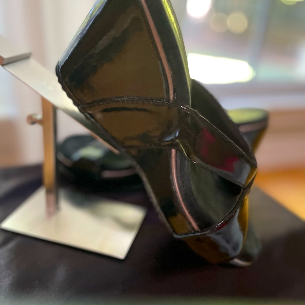 Black Wedge sandals